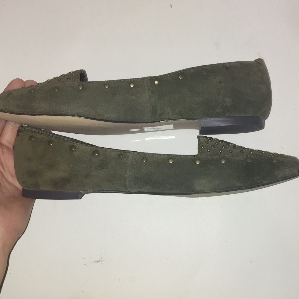 DV by Dolce Vita LEENA Studded Flat Green Size 7 - Picture 6 of 9